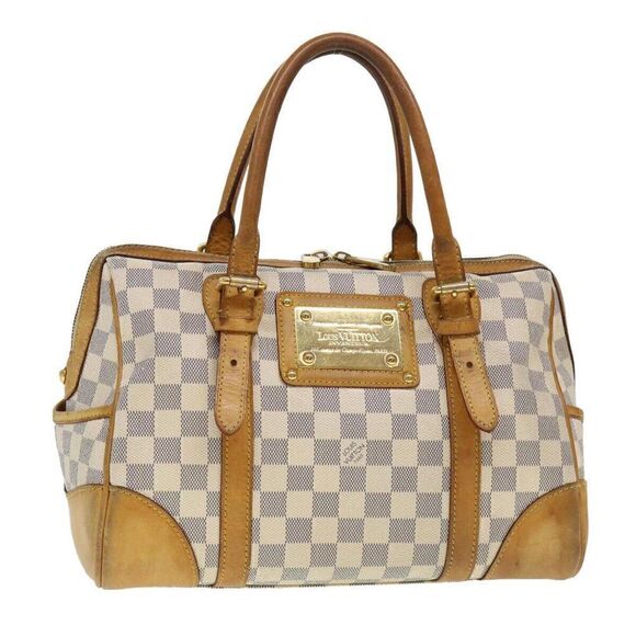 LOUIS VUITTON Damier Azur Berkeley Hand Bag - Picture 1 of 15